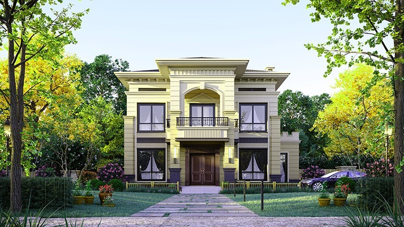 江安中式合院住宅，开放庭院与邻里乡亲更亲近